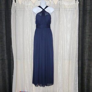 Navy Blue Birdy Grey "Kiko" Bridesmaids Formal Maxi Gown SzS